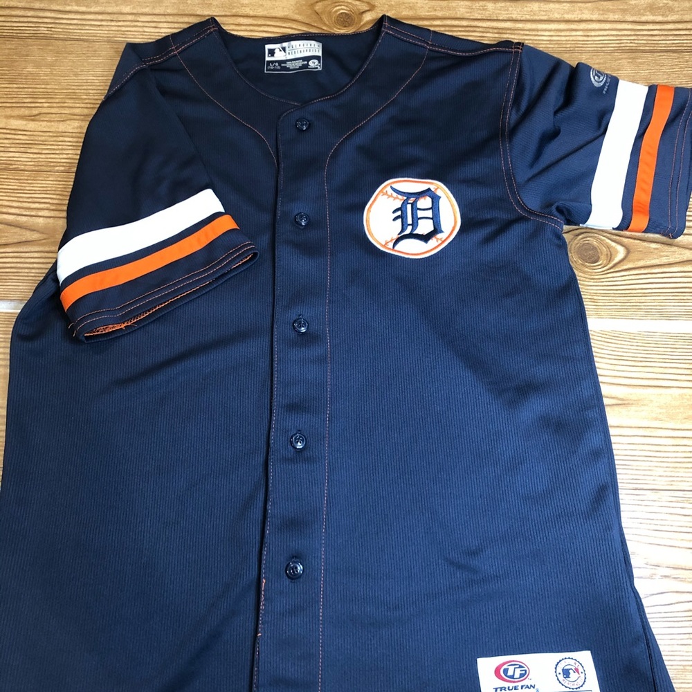 Kids large 10-12 True Fan Detroit Tigers baseball